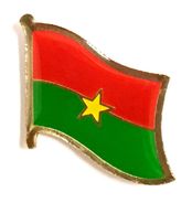 Burkina Faso Flag Lapel Pin - Single