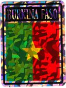 Burkina Faso Vinyl Reflective Decal