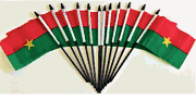 Burkina Faso 4"x6" Polyester - 12 Per Pack