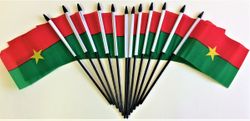 Burkina Faso 4"x6" Polyester - 12 Per Pack