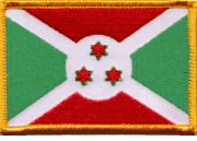 Burundi Flag Patch - Rectangle