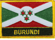 Burundi Flag Patch with Name