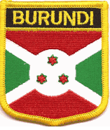 Burundi Flag Shield Patch