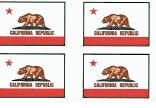 California Flag Stickers