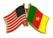 Cameroon Flag Lapel Pin - Double