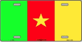 Cameroon Flag License Plate