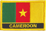 Cameroon Flag Patch with Name