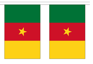 Cameroon String Flag Bunting