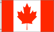 Canada 3x5 Nylon Flag - Imported