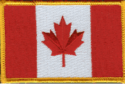 Canada Flag Patch - Rectangle