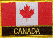 Canada Flag Patch with Name