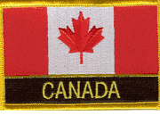 Canada Flag Patch with Name