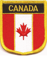 Canada Flag Shield Patch