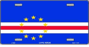 Cape Verde Flag License Plate