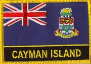 Cayman Islands Flag Patch with Name