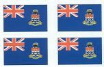 Cayman Islands Flag Stickers - Sheet of 50