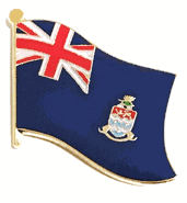Cayman Islands Flag Lapel Pin - Single