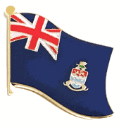 Cayman Islands Flag Lapel Pin - Single