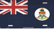 Cayman Islands Flag License Plate