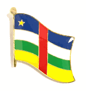 Central African Republic Flag Lapel Pin - Single