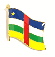 Central African Republic Flag Lapel Pin - Single