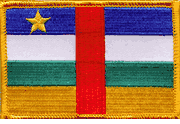 Central African Republic Flag Patch - Rectangle