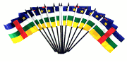 Central African Republic 4"x6" Polyester - 12 Per Pack