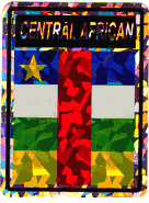 Central African Republic Vinyl Reflective Decal