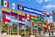 Central & South American Flag Set