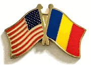 Chad Flag Lapel Pin - Double