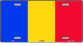 Chad Flag License Plate