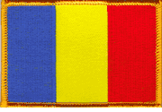 Chad Flag Patch - Rectangle