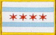 Chicago City Flag Patch