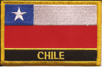 Chile Flag Patch with Name