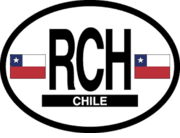 Chile Flag It Oval Decal