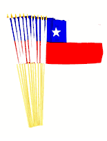 Chile Stick Flags 12″ x 18″