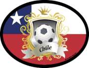 Chile Soccer Flag It Oval Decal