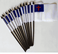 Christian 4"x6" Special Event Flag - 12 Per Pack