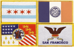 City Flag Patches