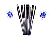 Coast Guard Polyester Table Flags - 12 Per Pack