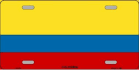 Colombia Flag License PLate