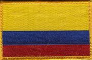 Colombia Flag Patch - Rectangle