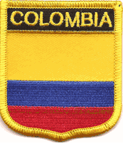 Colombia Flag Shield Patch