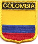 Colombia Flag Shield Patch