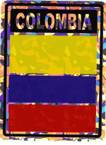Colombia Vinyl Reflective Decal