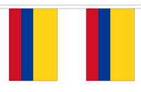 Colombia String Flag Bunting 