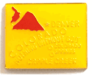 Colorado Map Lapel Pin 
