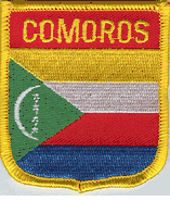 Comoros Flag Shield Patch