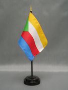 Comoros Miniature Flag 