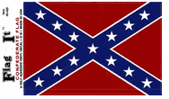 Confederate Flag Vinyl Decal
